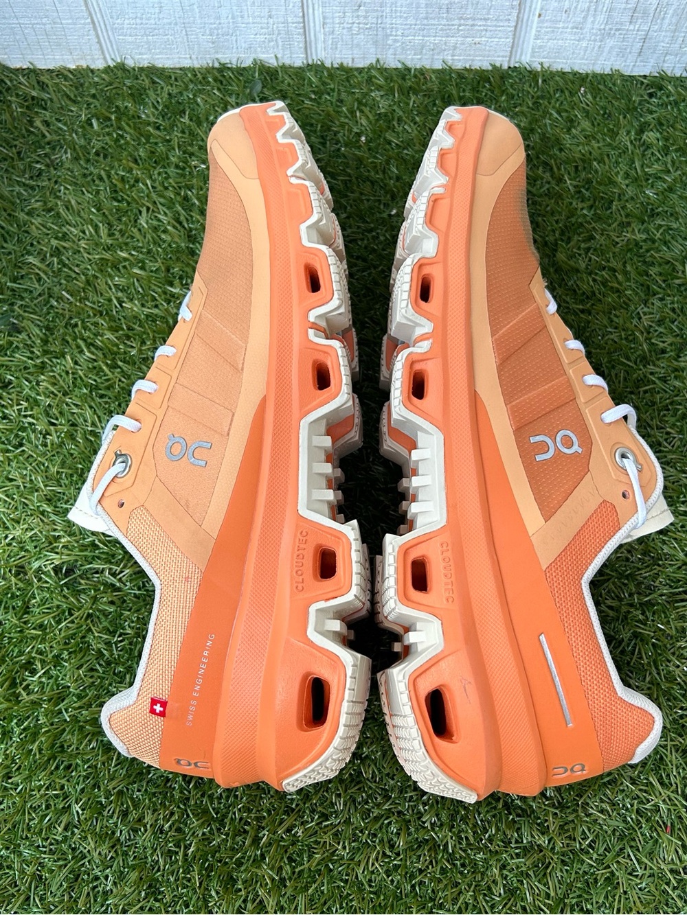 On Cloudventure Trail Running Shoe Copper | Orange women size 9 gently used - Picture 13 of 16